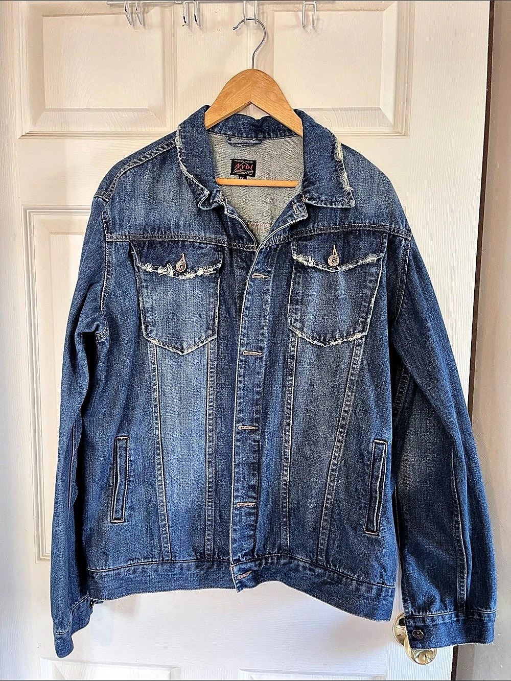 Ayblo Men's Denim Jacket XXL